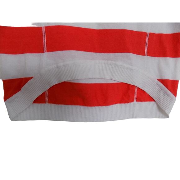 Charlotte Taranatola knit top orange striped sequin size XS - Picture 4 of 7